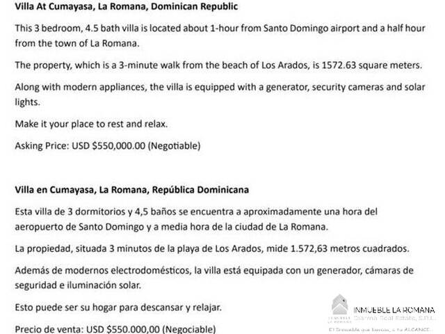 Casa para Venta en La Romana - 5